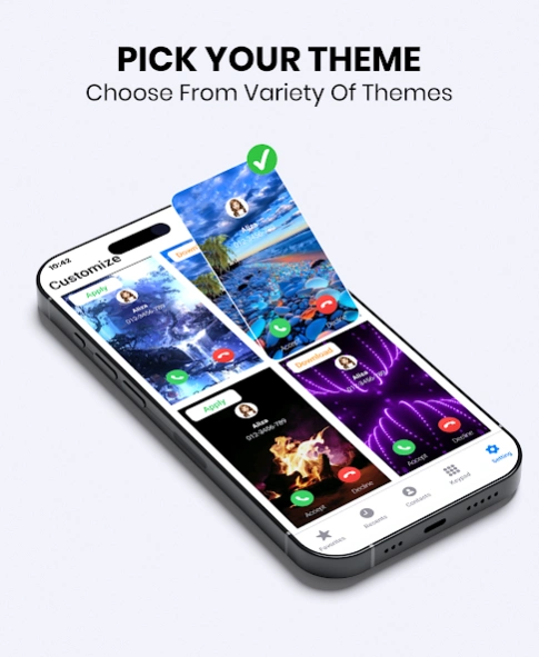 iCaller, Caller Theme & Dialer 1.1 Screenshot