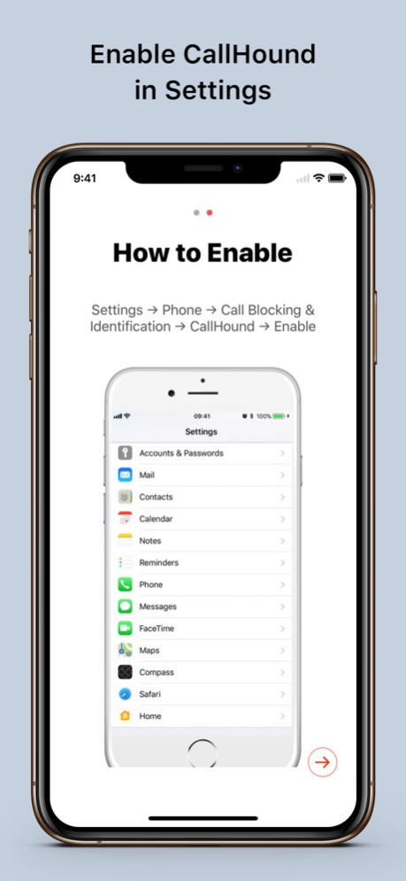 CallHound Unwanted Calls Block 2.2.1 Screenshot