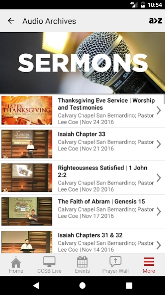 Calvary Chapel San Bernardino 4.29.10 Screenshot