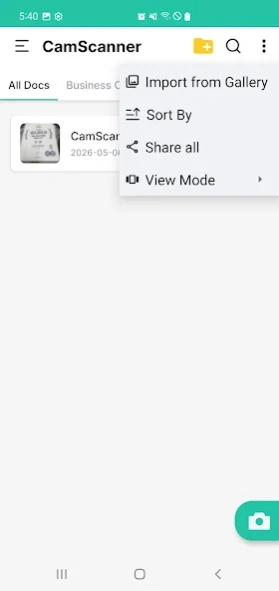 Camera Scanner - CamScanner 7.1 Screenshot