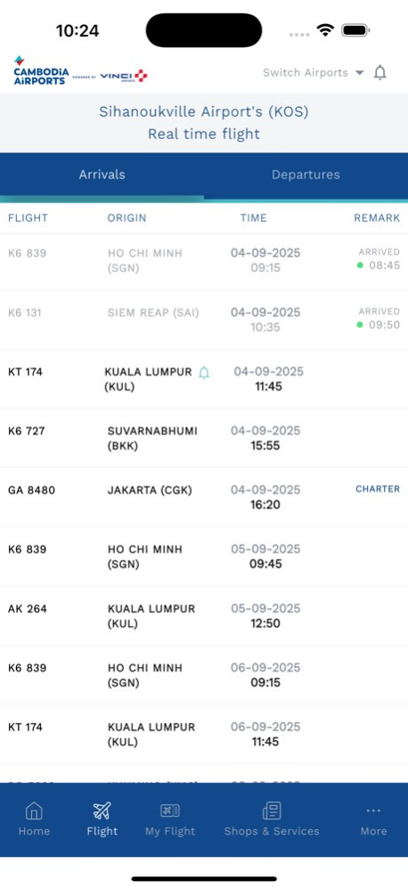 Cambodia Airports 2.0.1 Screenshot