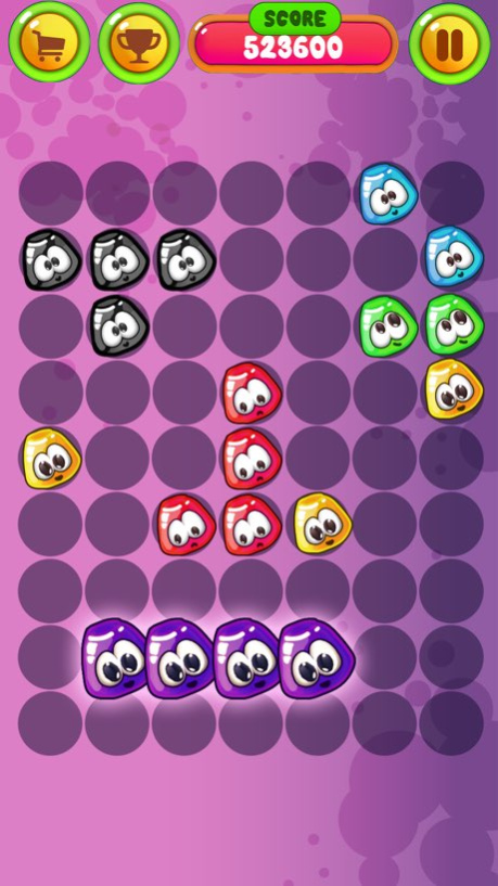 Candy Match 4 Line Puzzle - Play Best Free Retro Colors Matching Game for Kid.s and Adults  Screenshot