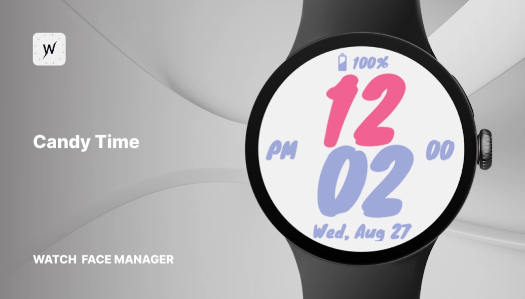 Candy Time Watch Face  Screenshot