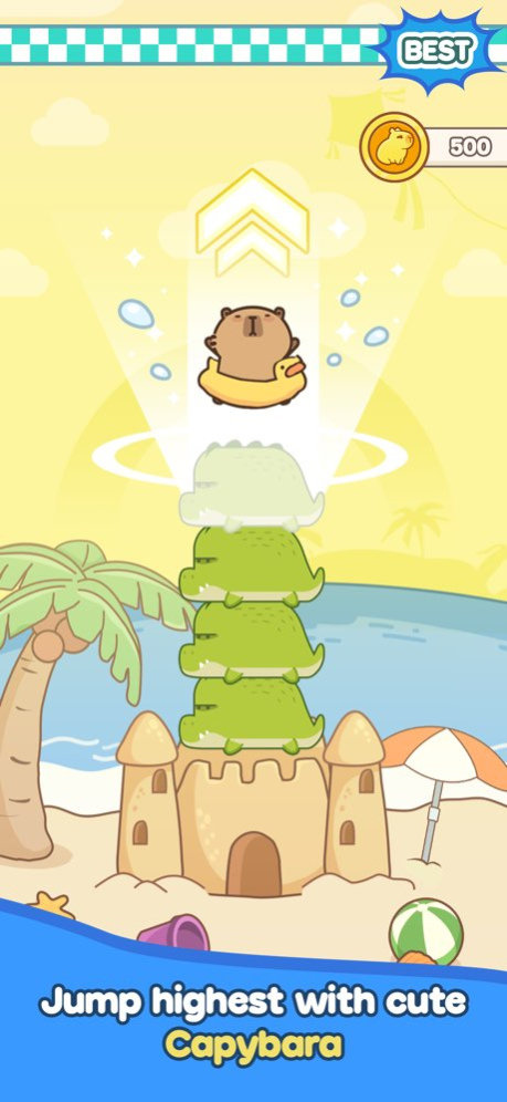 Capybara Jump: Stack Tower 1.0.9 Screenshot