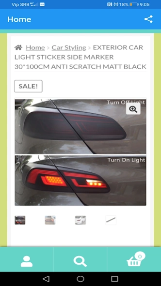 Car Accessories Shop  Screenshot