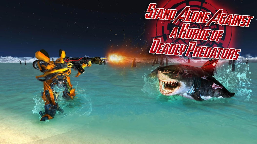 Car Robot Shark Hunting 1.0.4 Screenshot