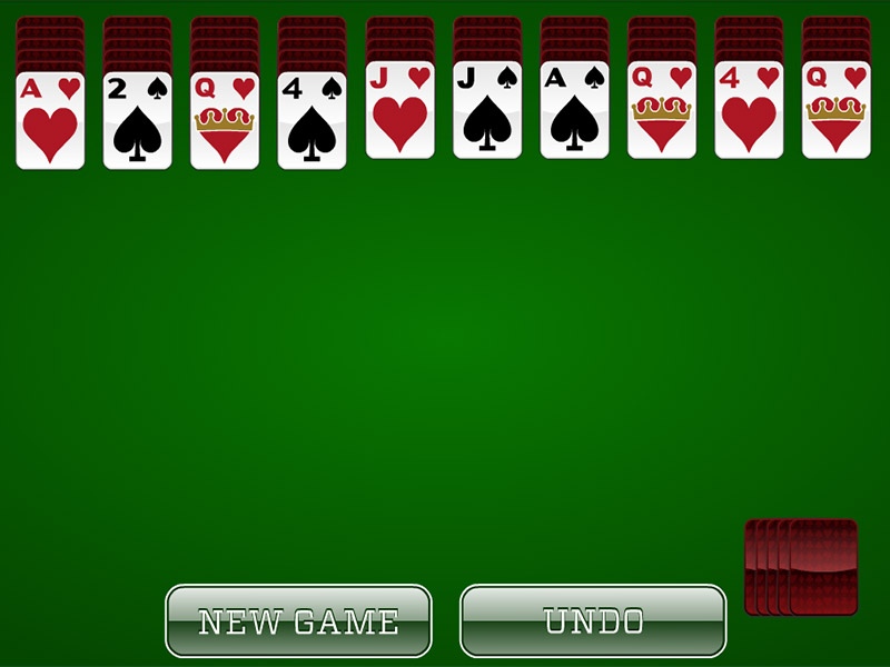 Card Game 2 Suit Spider Solitaire 1.0 Screenshot