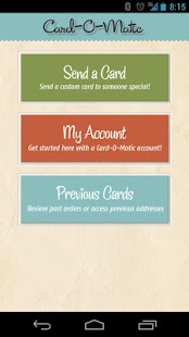 Card-O-Matic 1.0.3 Screenshot