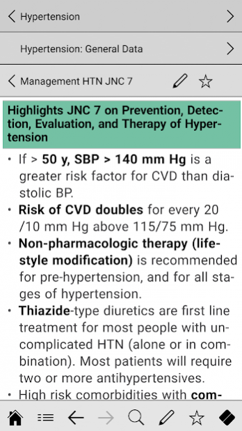 Cardiology pocket 2.0 Screenshot