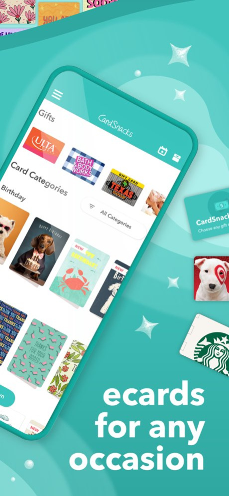 CardSnacks: ecards, greetings 4.34 Screenshot