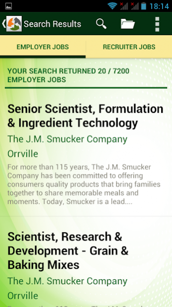 CareersInFood.com Job Search 1.3 Screenshot