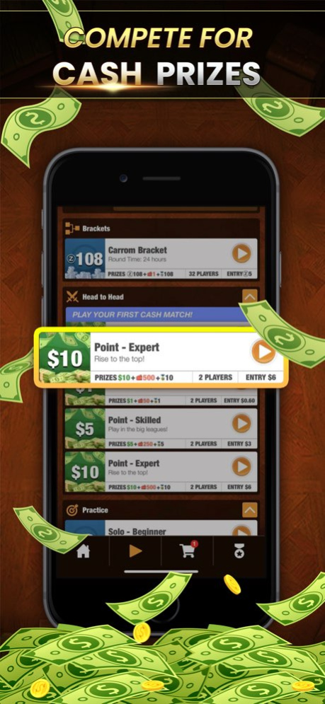 Carrom Cash: Real Money Payday 4.0.1 Screenshot