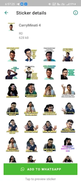CarryMinati Stickers For Whats 1.0 Screenshot
