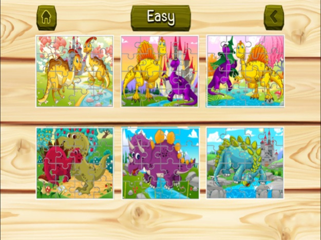 cartoon jigsaw puzzles 2 7 year educational games 1.0 Screenshot
