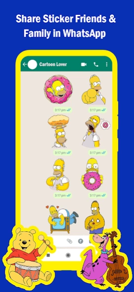 Cartoon Sticker & Animated 1.2 Screenshot