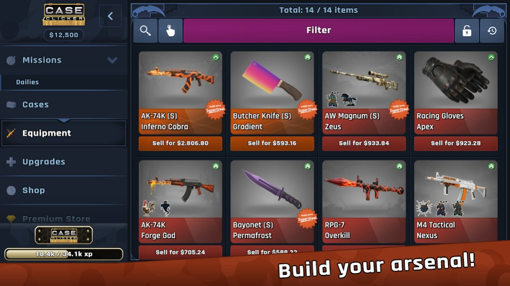Case Clicker Revival 3.0.9 Screenshot