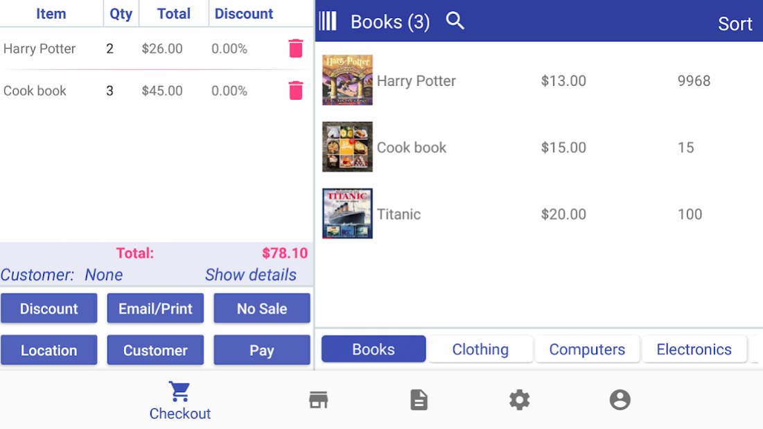 Cash Register 1.4 Screenshot