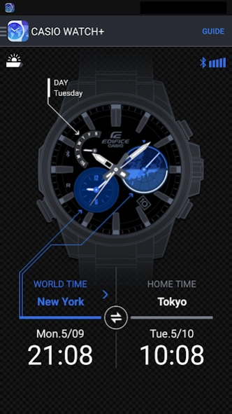 CASIO WATCH+ 3.3.11 Screenshot