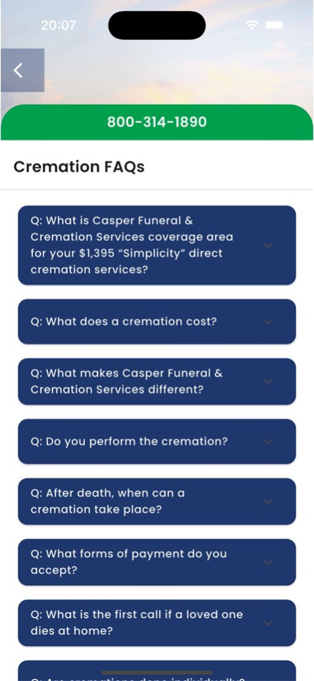 Casper Cremation 12.0.9 Screenshot