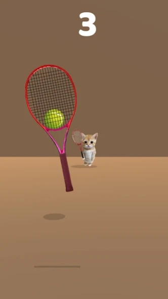 Cat Tennis - Relax Challenge 1.0.3 Screenshot
