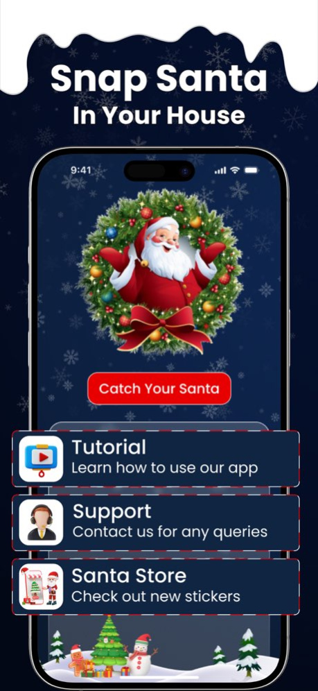 Catch Santa App ~ Happy & Fun  Screenshot