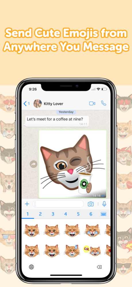 CatMoji - Cat Emoji Stickers 1.0.2 Screenshot