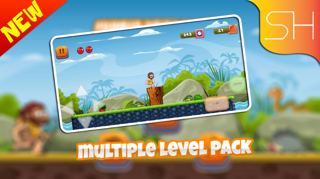 Caveman adventure jungle 1.0.1 Screenshot