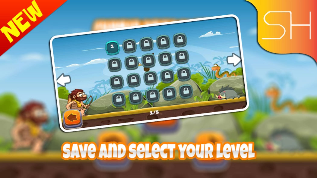 Caveman adventure jungle 1.0.1 Screenshot