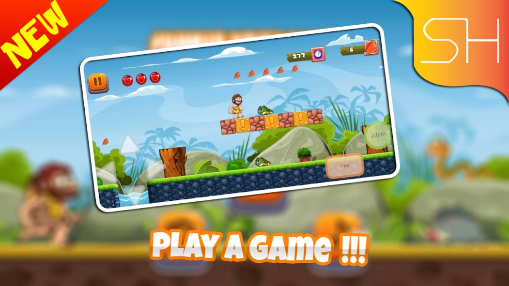Caveman adventure jungle 1.0.1 Screenshot