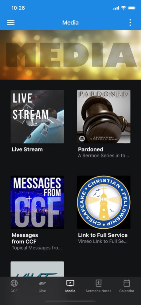 CCF LIVE 6.20.0 Screenshot