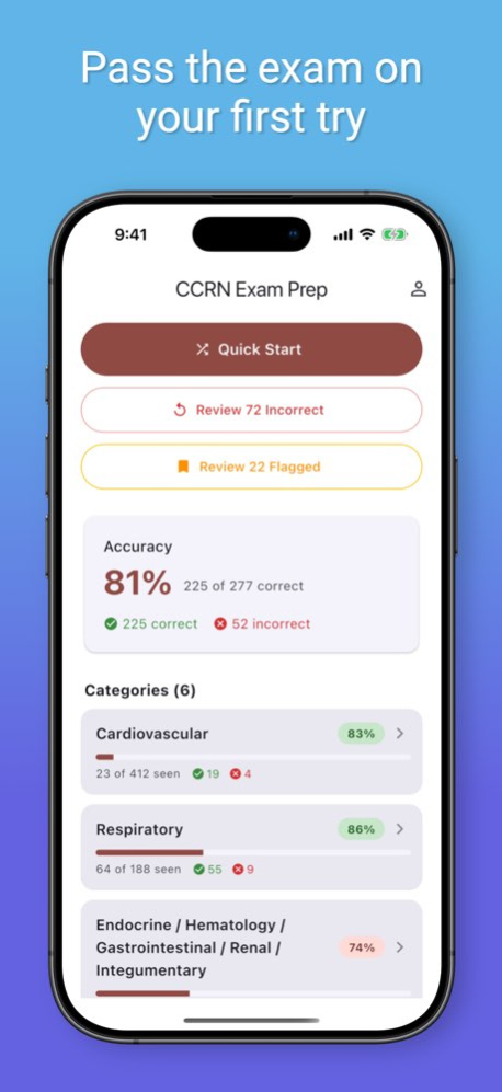 CCRN Exam Prep 3.0.0 Screenshot