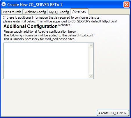 CD_SERVER 2.0 Screenshot