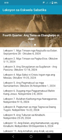 Cebuano: Sabbath School Lesson 1.12.2 Snaps 4