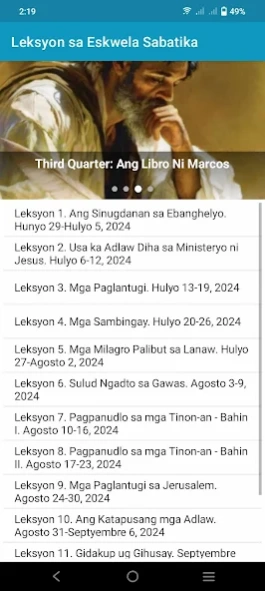 Cebuano: Sabbath School Lesson 1.12.2 Screen Shots 3