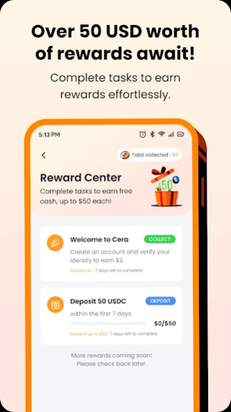 Cera: Invest with Stablecoins 1.1.3 Screenshot