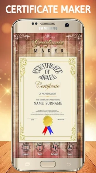 Certificate Maker app pro  Screenshot