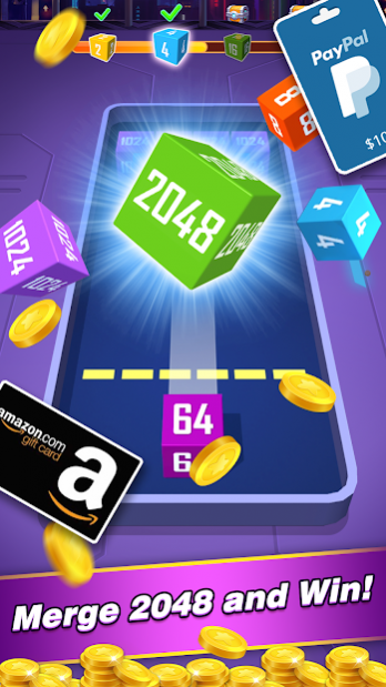 Chain Cube 3D:Drop Number 2048 1.1.0 Screenshot