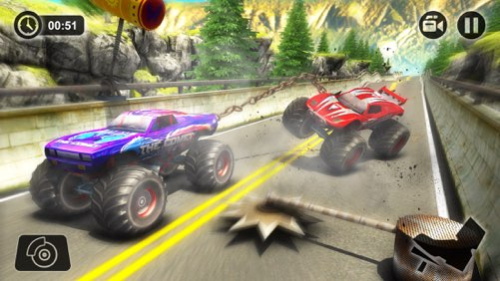Chained Monster Truck Racing  Screenshot
