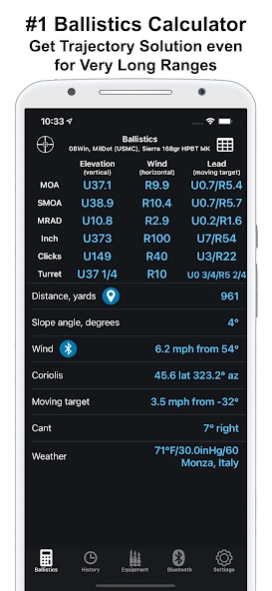 Chairgun Elite Ballistic Tool 4.9.0 Screenshot
