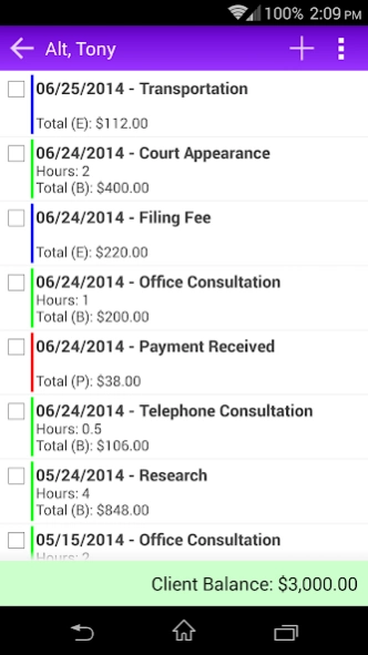Chaos Billing (old version) 1.8 Screenshot