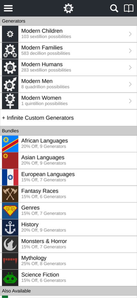 Characterize - Randomize Names 14.3 Screenshot