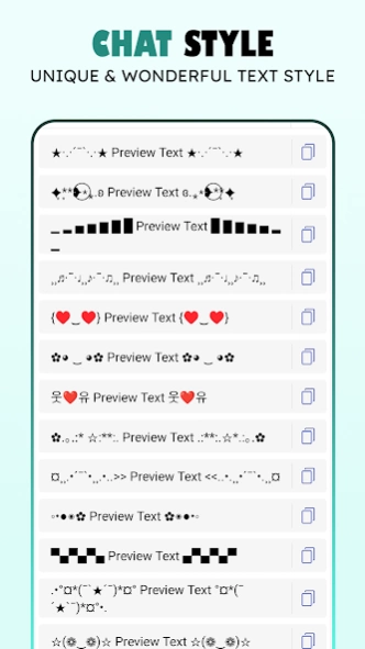 Chat Style : Text & Cool Fonts  Screenshot