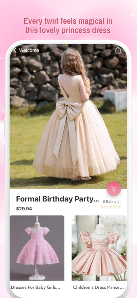 Cheap Kids Princess Dress Shop 1.17 Screenshot