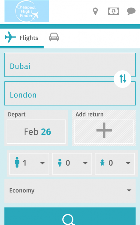 Cheapest Flight Finder UAE 1.0 Screenshot