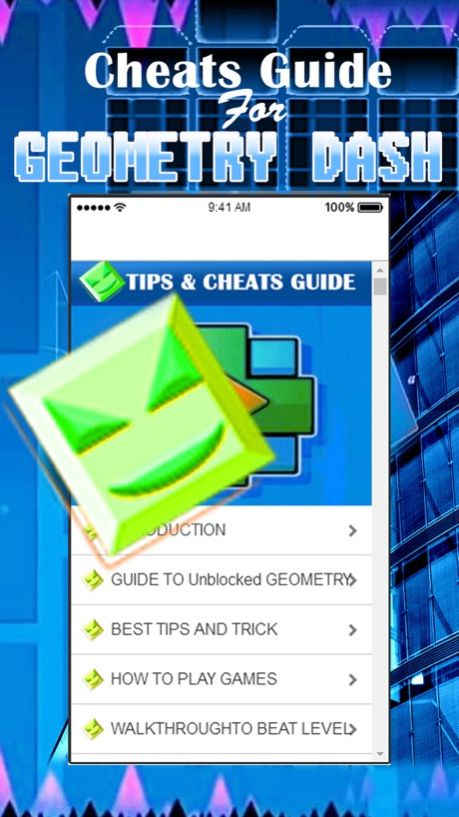 Cheats Guide for Geometry Dash Unblocked Game 1.10 Screenshot