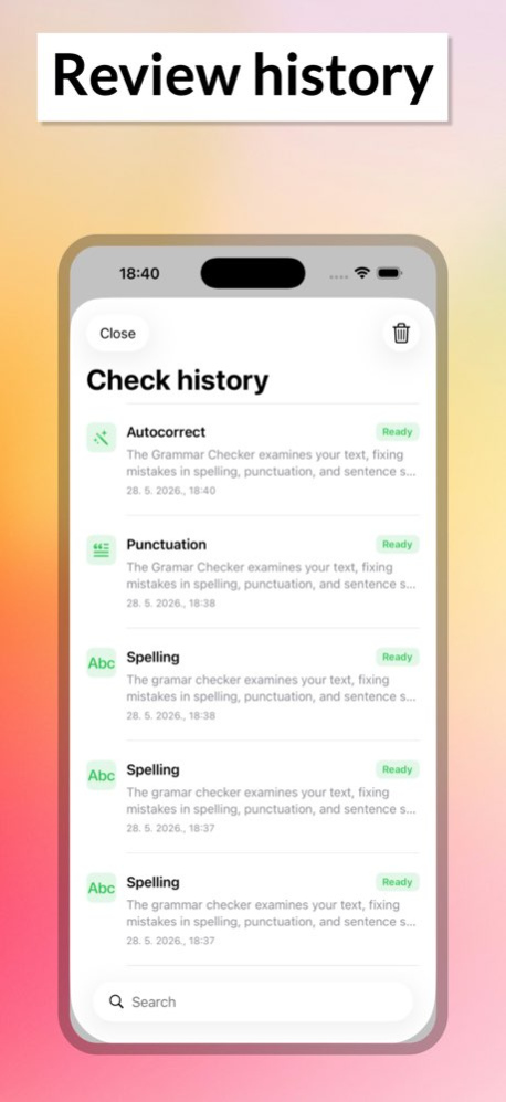 Grammar & punctuation checker 4.3 Screenshot