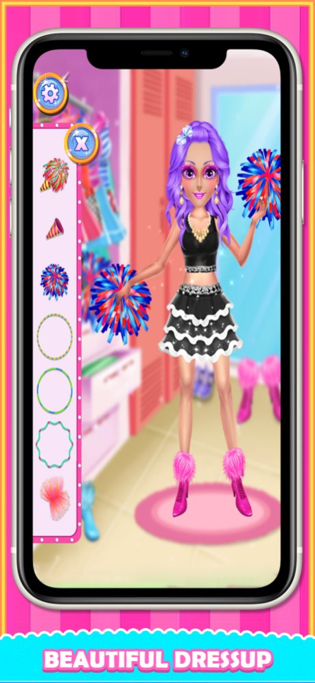 Cheerleader: Makeup & Dress up 1.3 Screenshot