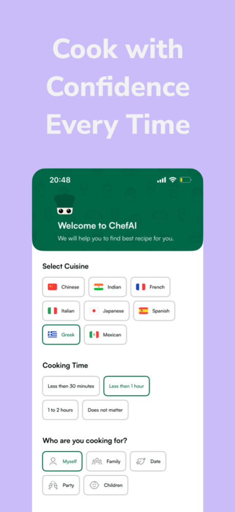 ChefAI: SuperCook Meal Planner 1.2 Screenshot