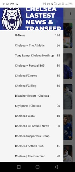Chelsea News & Transfer 1.0 Screenshot
