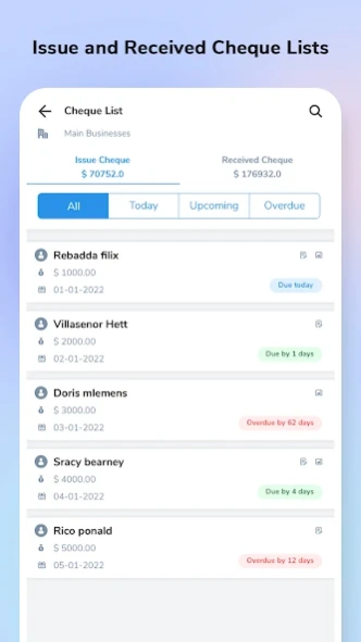 Chequebook Ledger 1.9 Screenshot